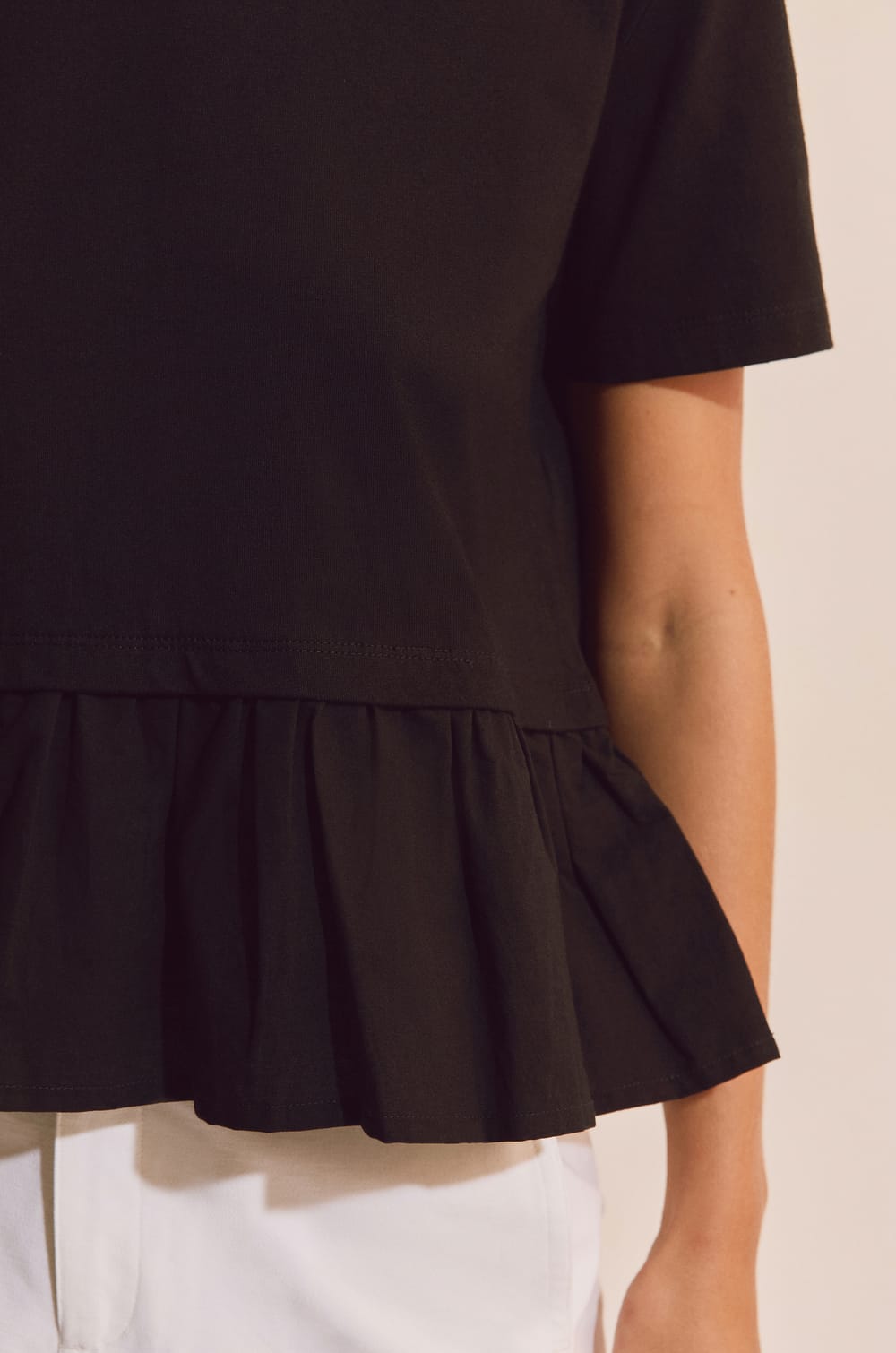 T-shirt manches courtes en coton;${refinementColor}