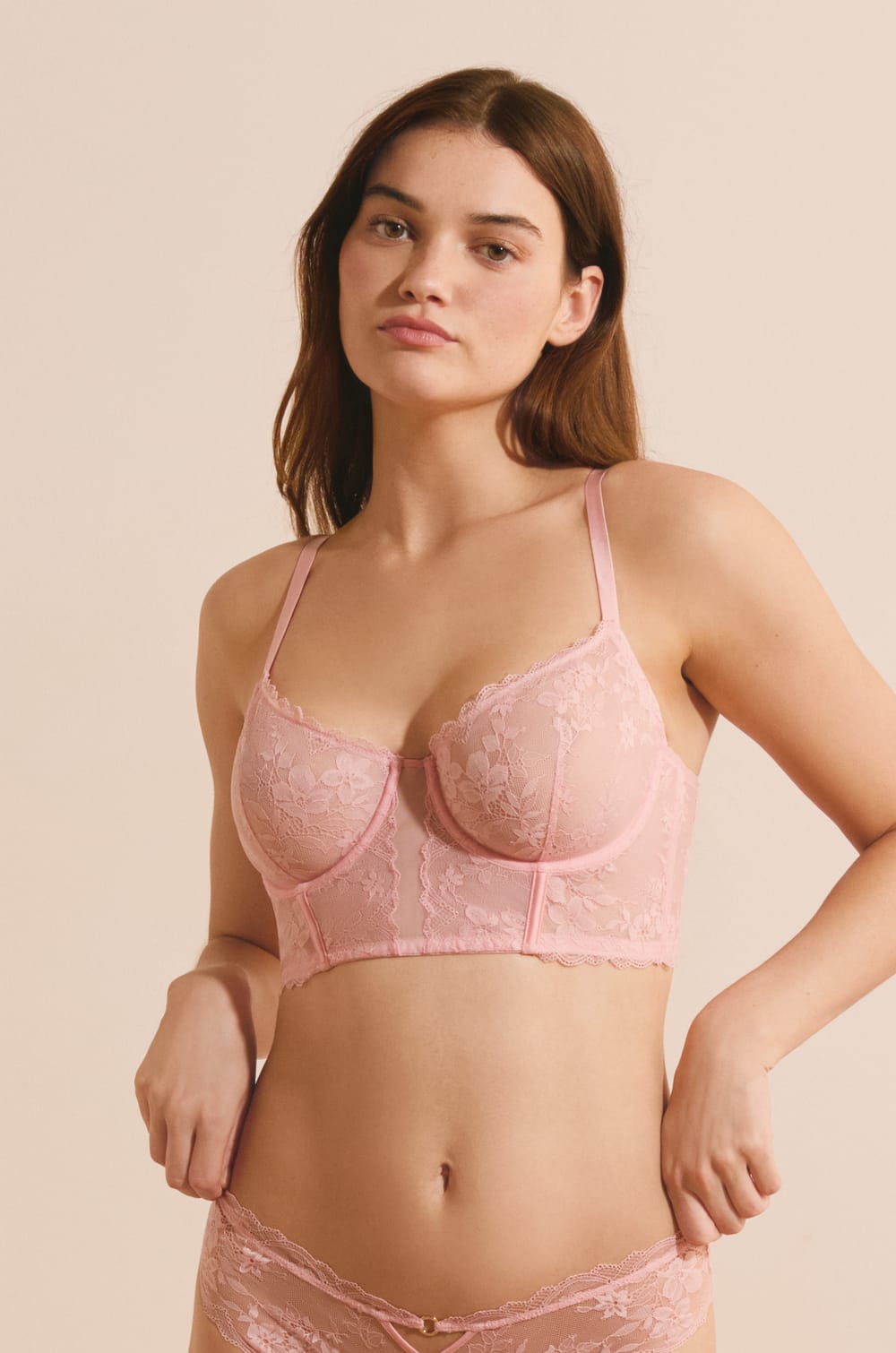 Bustier-BH mit Stickerei;${refinementColor}