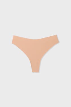 Tanga de corte alto en microfibra;${refinementColor}