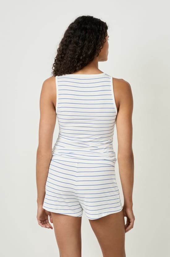 Short de pyjama rayé;${refinementColor}