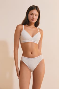 Soutien-gorge sans armatures coques fines en coton&nbsp;biologique;${refinementColor}