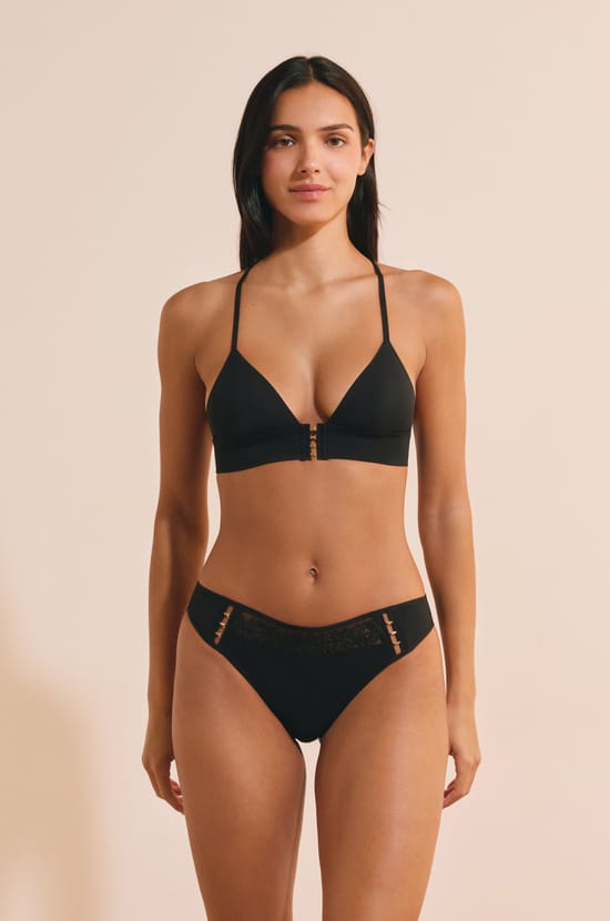 Tanga en microfibre;${refinementColor}