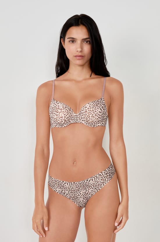 Soutien-gorge N.4 - Le coques fines - imprimé léopard;${refinementColor}