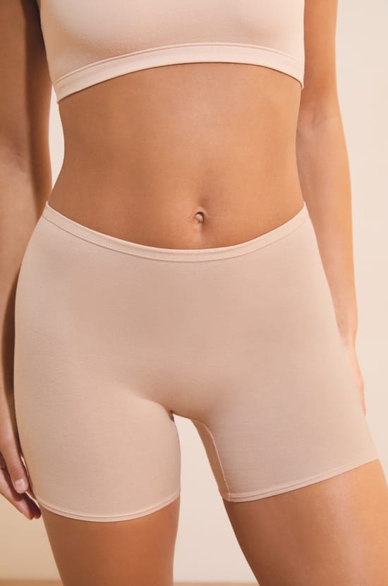 Cycling Shorts in Stretch Organic Cotton;${refinementColor}