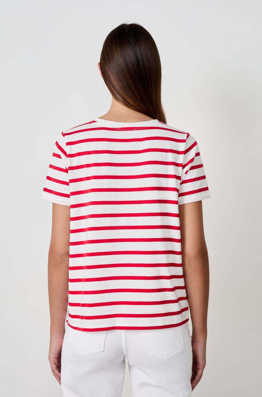 T-shirt manches courtes marinière;${refinementColor}