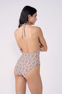 Floral One-Piece Swimsuit;${refinementColor}