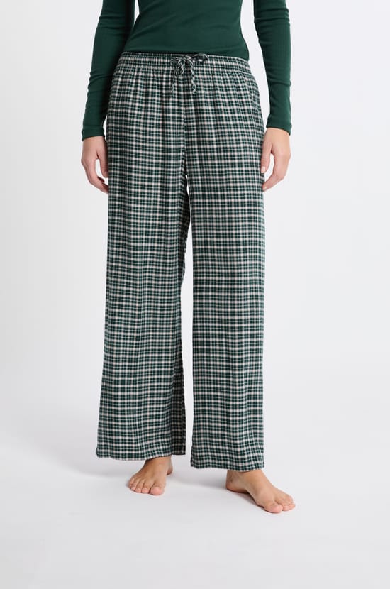 Pantalon de pyjama à carreaux;${refinementColor}