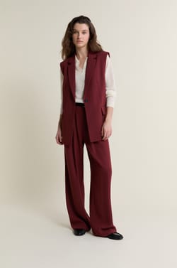 Pantalon coupe droite;${refinementColor}