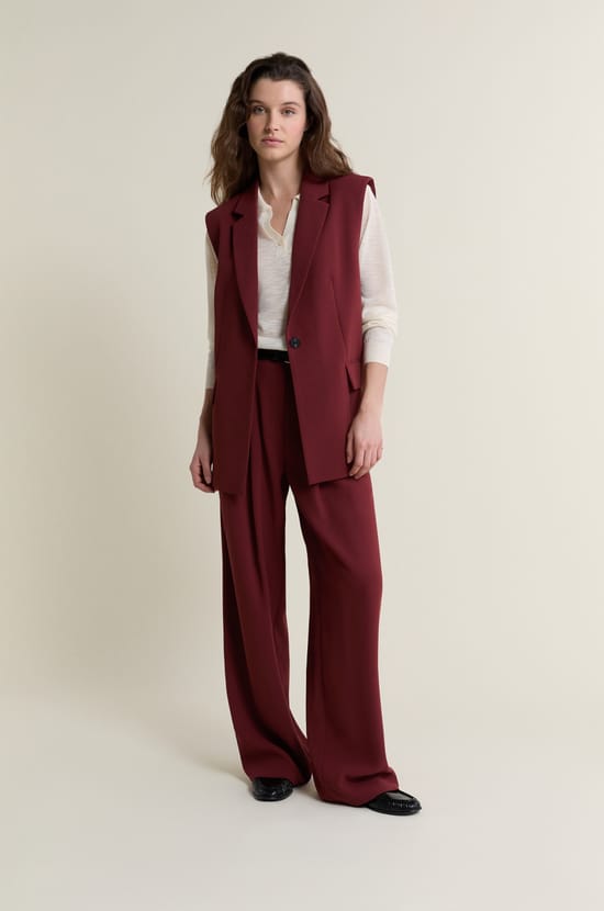 Pantalon coupe droite;${refinementColor}