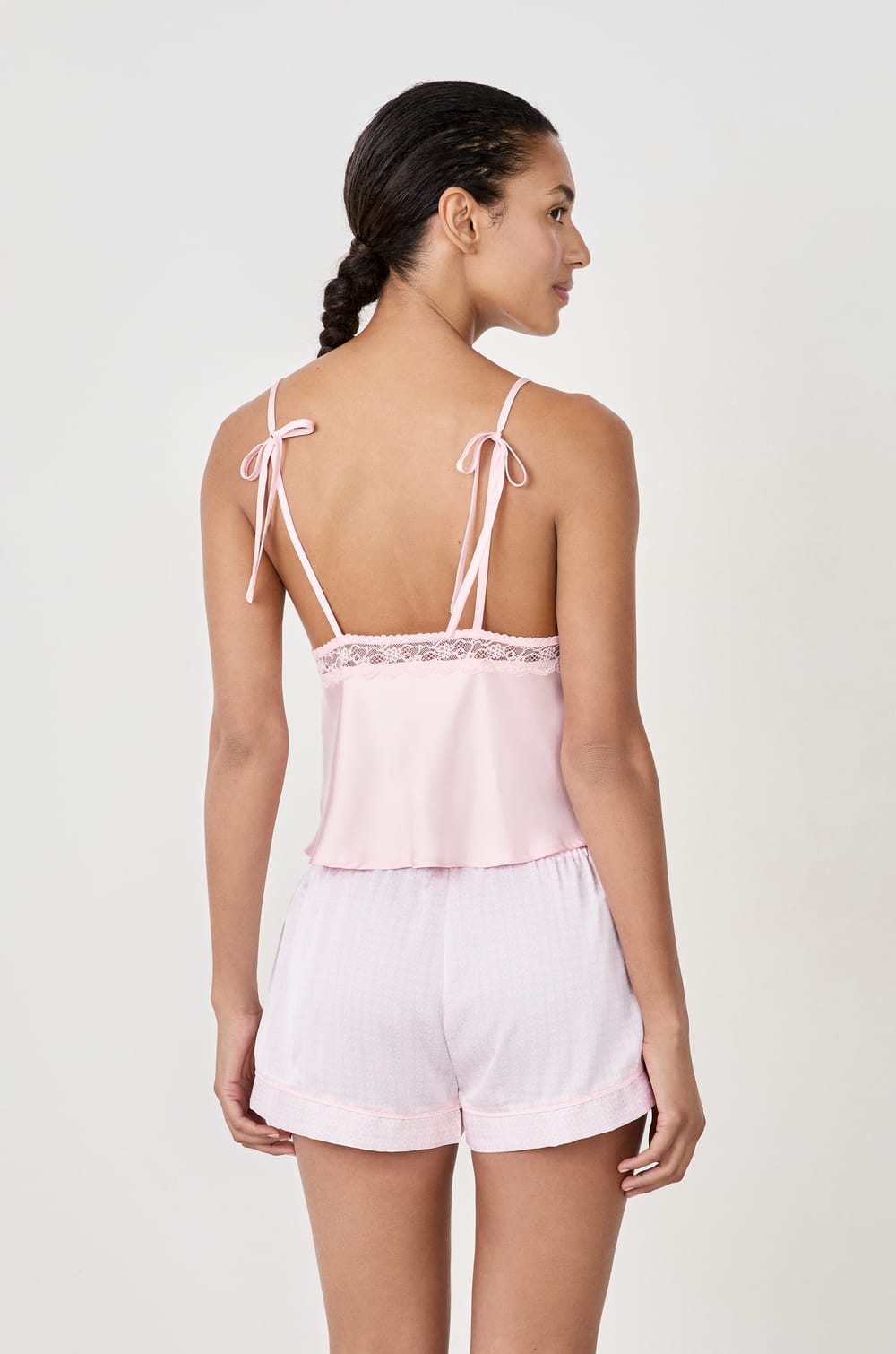 Satin Pyjama Top;${refinementColor}