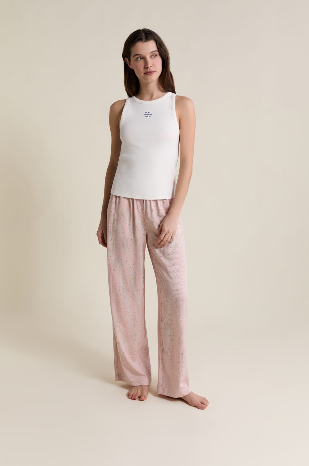 D&eacute;bardeur de pyjama en coton;${refinementColor}