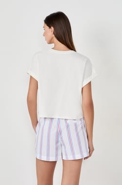 T-shirt de pyjama en coton;${refinementColor}