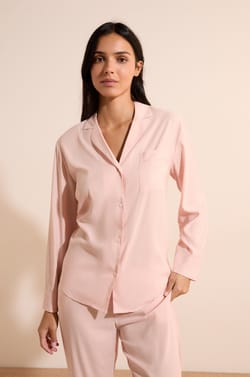 Chemise de pyjama manches longues;${refinementColor}