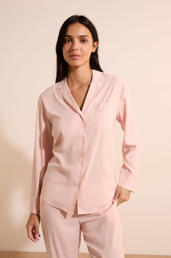 Chemise de pyjama manches longues;${refinementColor}