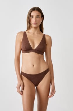 Top triangular foulard sin aros irisado parte superior de bikini;${refinementColor}