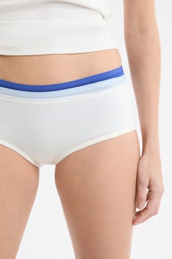 Set de 3 bragas culottes de algodón;${refinementColor}