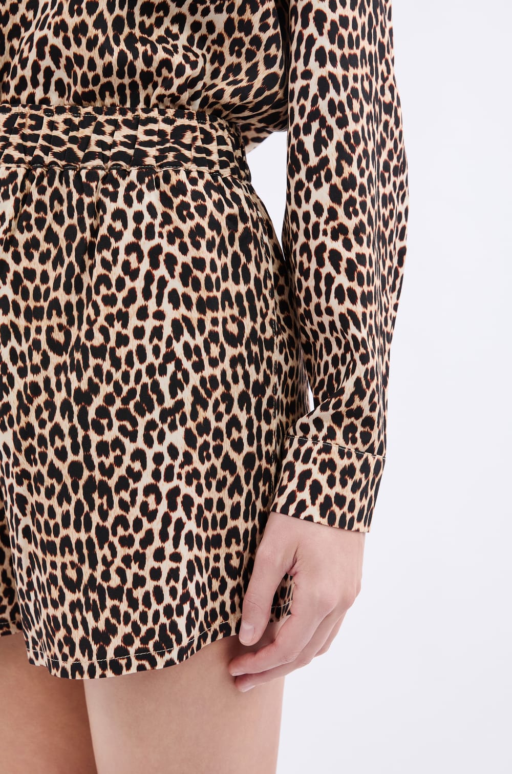Patterned pyjama shorts;${refinementColor}