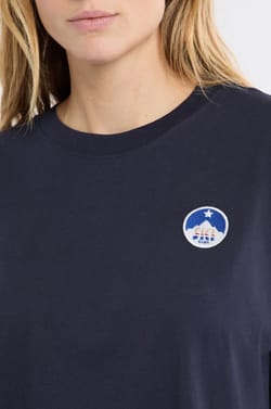 Pyjama-T-Shirt aus Baumwolle mit Print;${refinementColor}