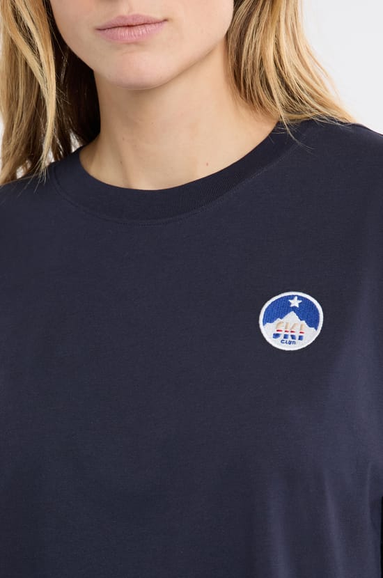 Cotton Pyjama T-shirt with Pattern;${refinementColor}