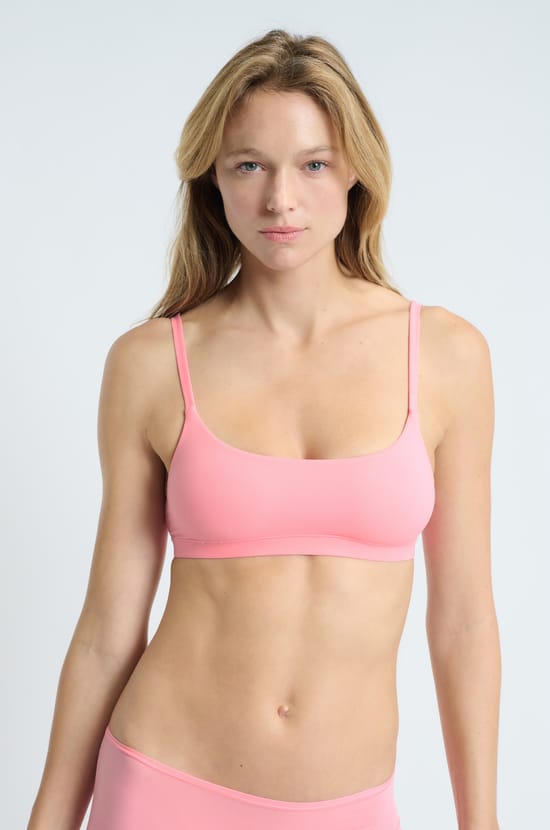 Brassière sans armatures en microfibre;${refinementColor}