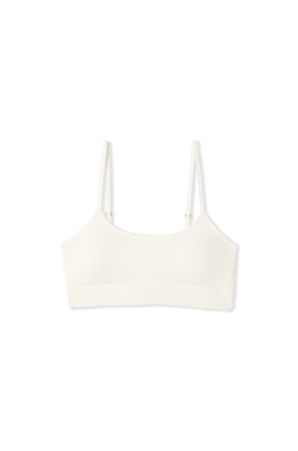 Soutien-gorge brassi&egrave;re en pointelle;${refinementColor}