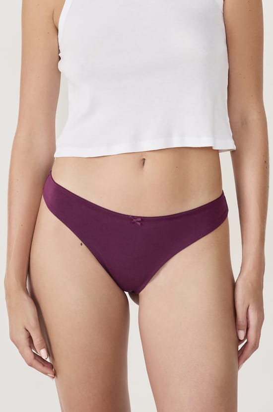 Pack of 7 Cotton Brazilian Briefs;${refinementColor}