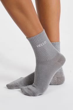 Iridescent Socks with Writing;${refinementColor}