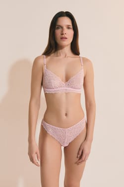 Soutien-gorge brassi&egrave;re &agrave; motifs c&oelig;urs;${refinementColor}
