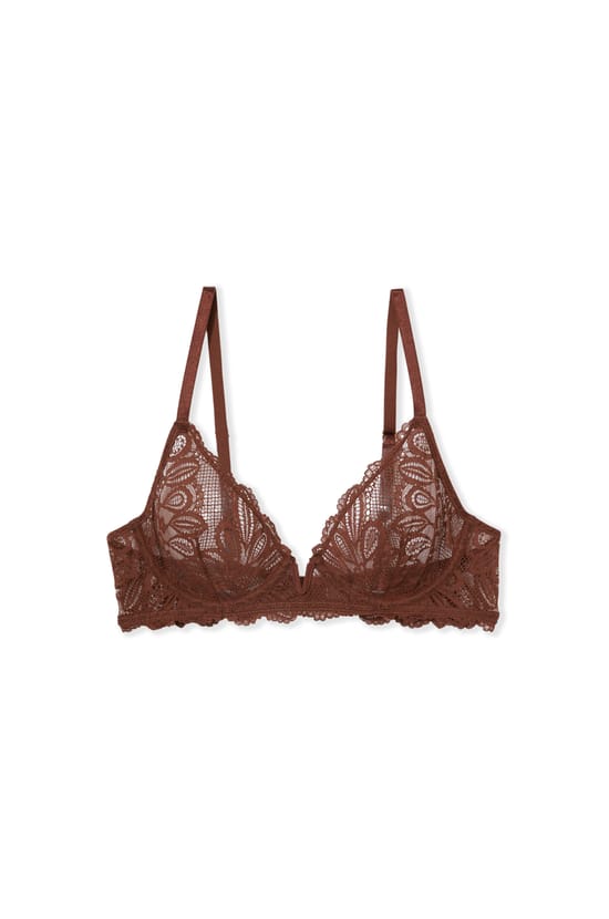 Soutien-gorge corbeille en dentelle;${refinementColor}