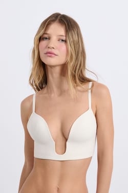 Soutien-gorge sans armatures coques fines sp&eacute;cial d&eacute;collet&eacute;;${refinementColor}