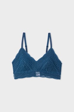 Post-mastectomy wireless triangle bra;${refinementColor}