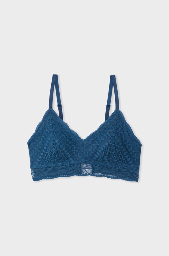 Post-mastectomy wireless triangle bra;${refinementColor}