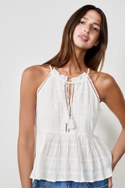 Embroidered Tank Top;${refinementColor}