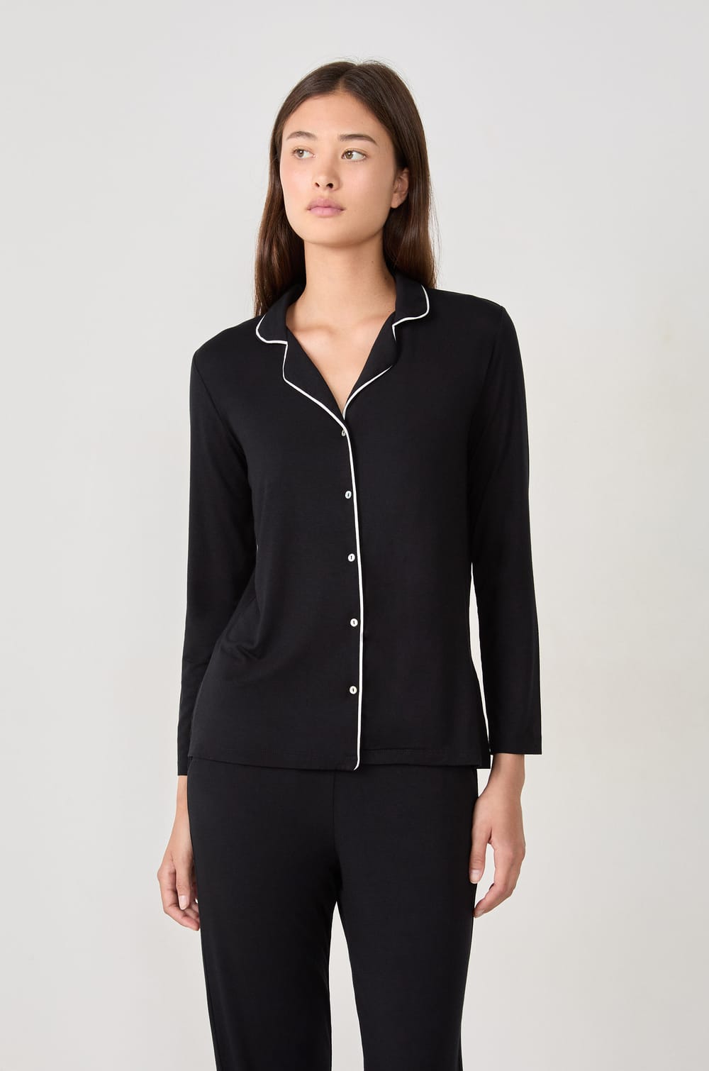 Chemise de pyjama manches longues;${refinementColor}