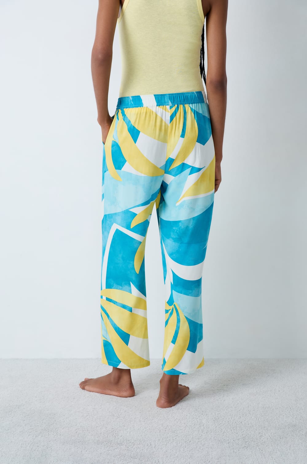 Patterned Pyjama Trouser;${refinementColor}