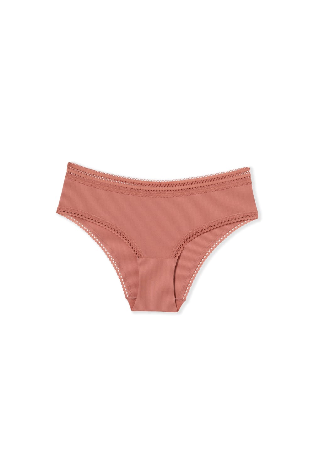 Shorty en microfibre avec d&eacute;tails dentelle;${refinementColor}