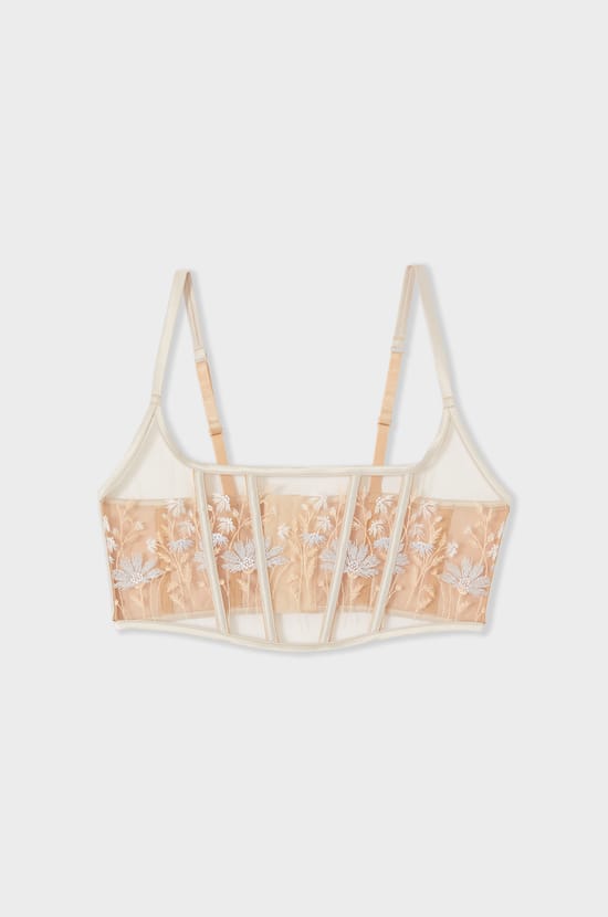 Soutien-gorge corset avec broderie;${refinementColor}
