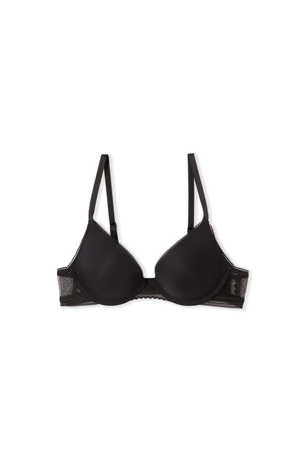 Soutien-gorge N.2 - Le push-up plongeant avec d&eacute;tails en dentelle;${refinementColor}