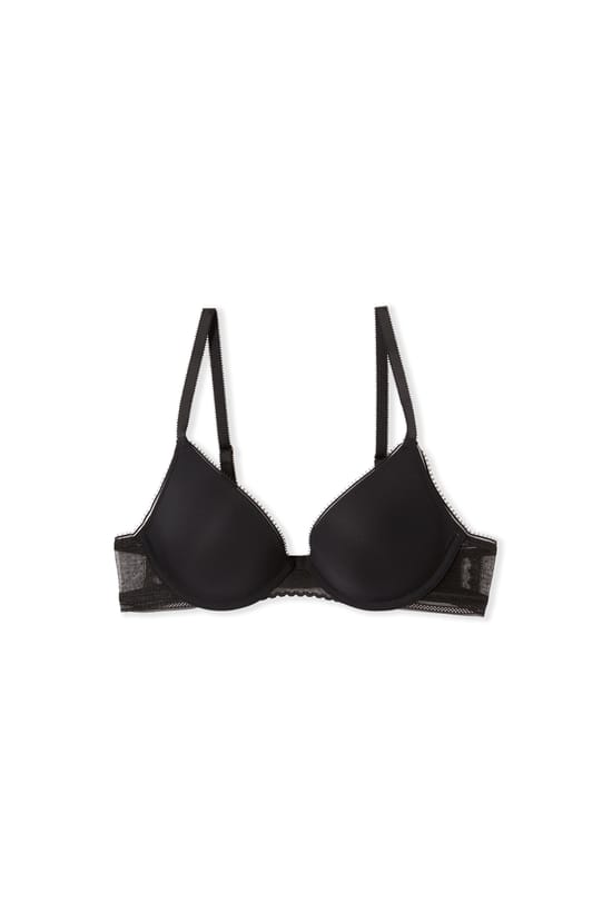 Soutien-gorge N.2 - Le push-up plongeant avec d&eacute;tails en dentelle;${refinementColor}