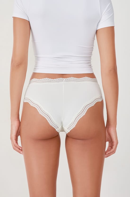 Boyshorts With Lace Details;${refinementColor}