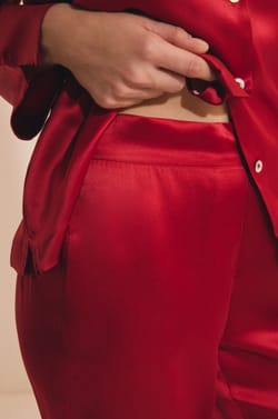 Silk Pyjama Trousers;${refinementColor}