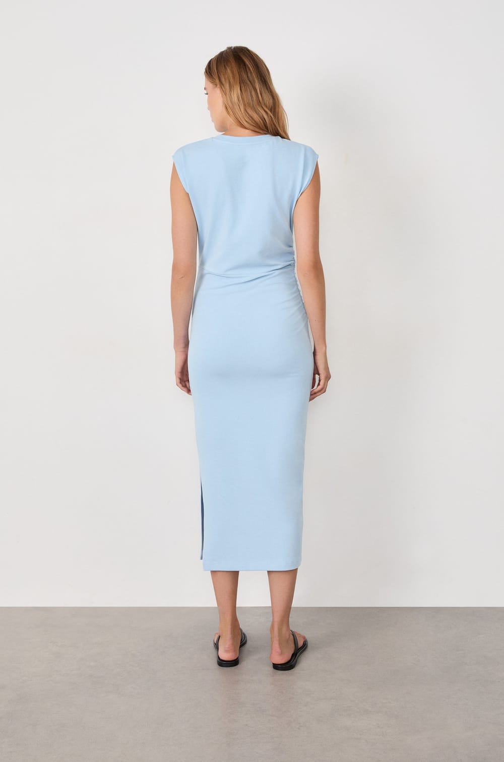 Robe longue en coton;${refinementColor}