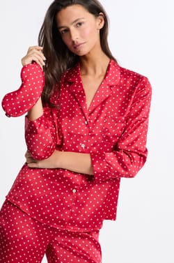 2-Piece Pyjama Set with Patterns and Mask;${refinementColor}