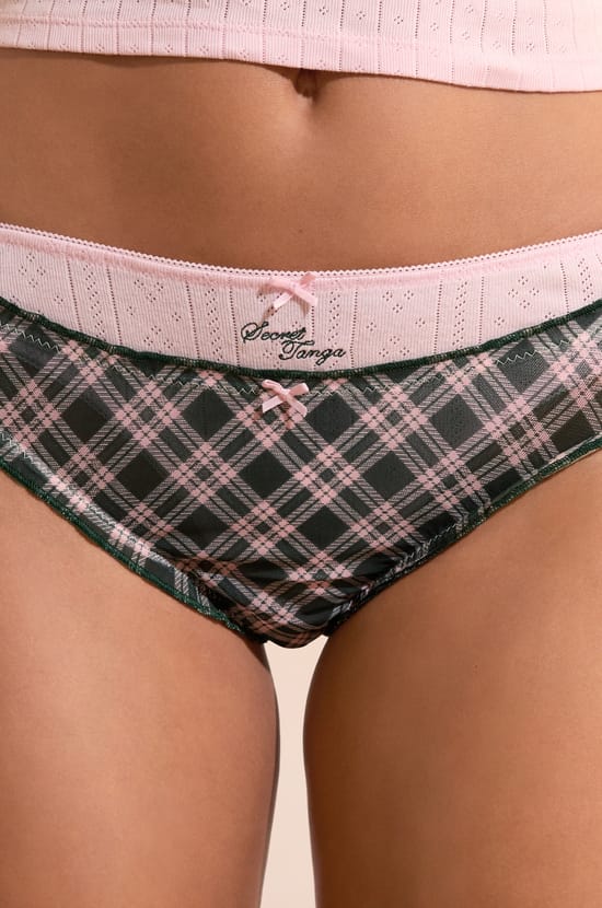 Lot de 2 tangas en coton;${refinementColor}