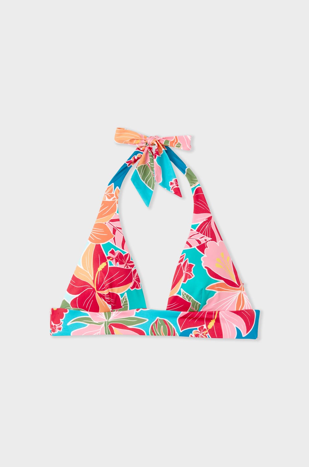 Trojúhelníkový horní díl plavek se vzorem;${refinementColor}