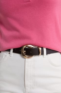 Ceinture en cuir;${refinementColor}