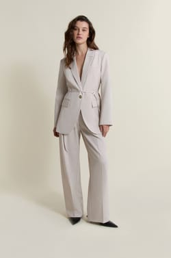Veste blazer &agrave; nouer;${refinementColor}