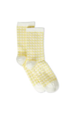 Chaussettes avec coton &agrave; motifs;${refinementColor}