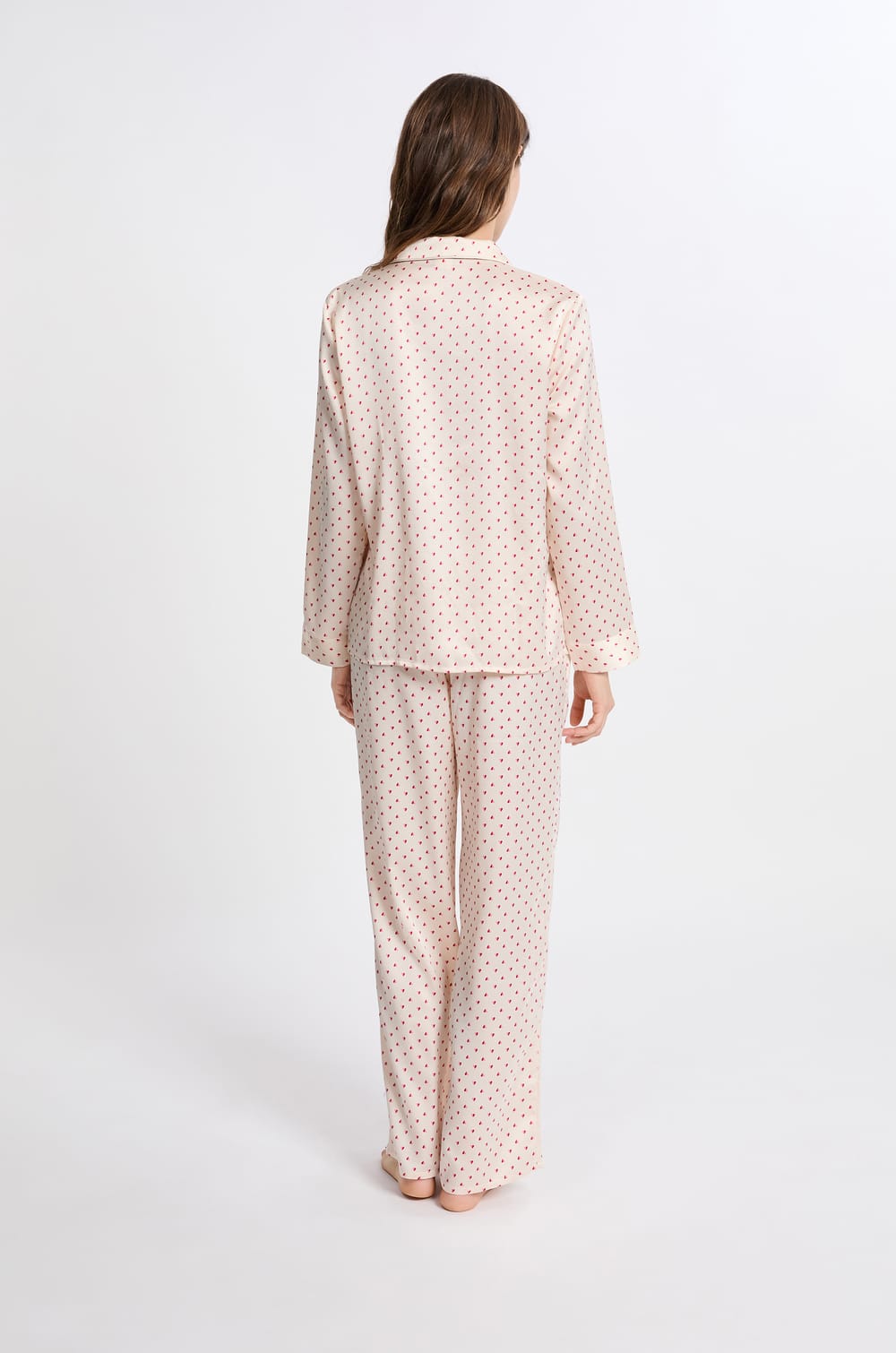 2-Piece Pajama Set With Patterns And Mask;${refinementColor}