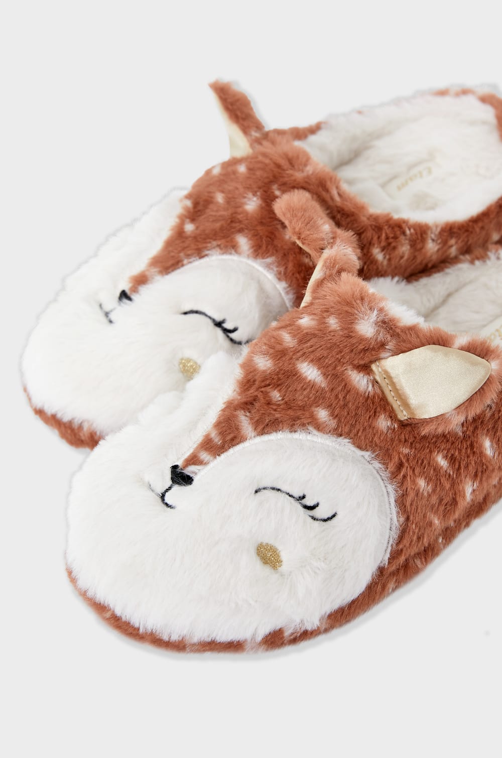 Chaussons mules en fausse fourrure;${refinementColor}